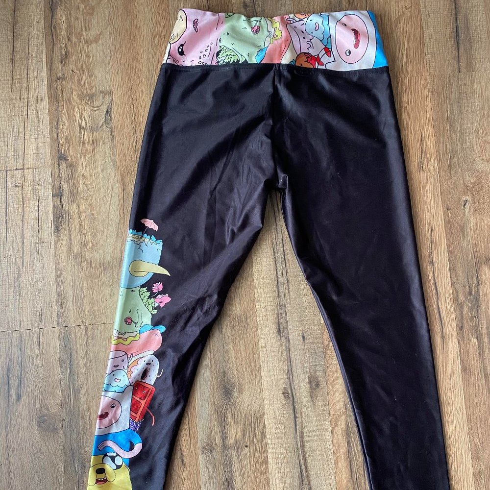 Womens Adventure Time Lotus Leggings - Never been worn - S/M